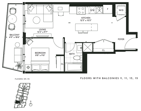 450 Front Street West Studio-3 Beds Apartment for Rent - Photo Gallery 75